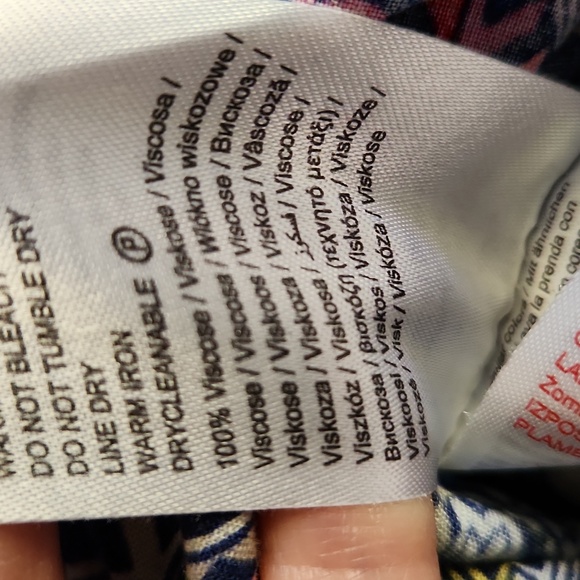 Multipatterned dress with elastic waist - Picture 4 of 4